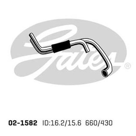 Gates Moulded Heater Hose 02-1582
