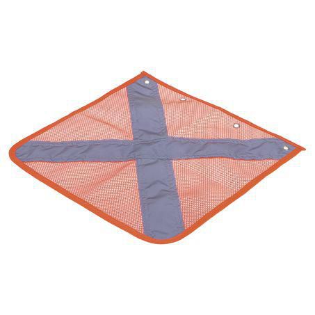 OEX Buggy Whip Replacement Refl Silver Cross Mesh Flag