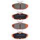 RDA BRAKES RDA GP Max General Purpose Low Metallic Brake Pad Set RDB2167