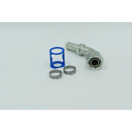 Burgaflex Steel Fitting # 12 FOR - Reduced Burgaclip #12 45° SCX1314