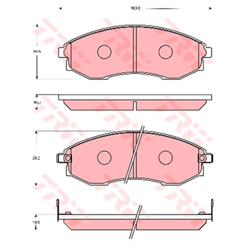 TRW Brake Pad Set
