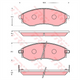 TRW Brake Pad Set