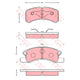 TRW Brake Pad Set