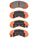 RDA BRAKES RDA GP Max General Purpose Low Metallic Brake Pad Set RDB1972