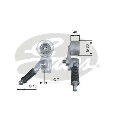 GATES DRIVEALIGN TENSIONER UNIT 38604