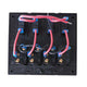 DRIVETECH 4x4 Rocker 4 Switch Panel On - Off - SPST 12 or 24V Blue Illumination