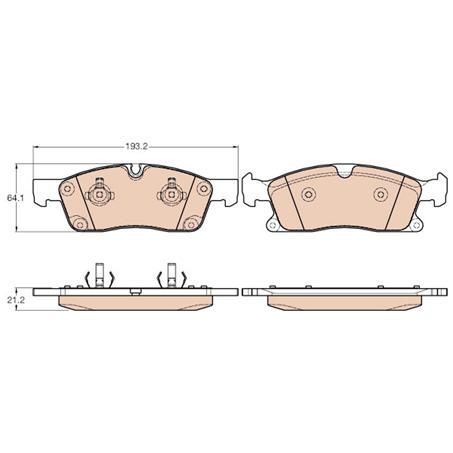 TRW Brake Pad Set
