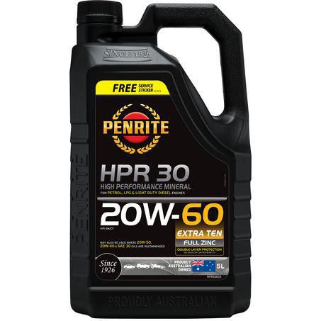 Penrite HPR 30 20W-60 Engine Oil 5L