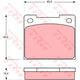 TRW DTEC Brake Pad Set (DB538)