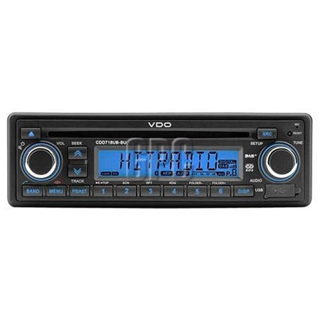 VDO Cd Radio/USB MP3/WMA/DAB/Bluetooth 24V Single DIN 101.267