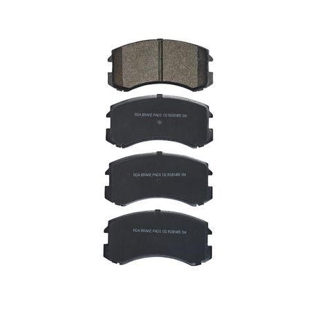 RDA GP MAX LOW METALLIC BRAKE PAD SET MITSUBISHI RDB1455