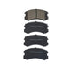 RDA GP MAX LOW METALLIC BRAKE PAD SET MITSUBISHI RDB1455