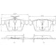 RDA BRAKE PADS REAR AUDI SKODA VW