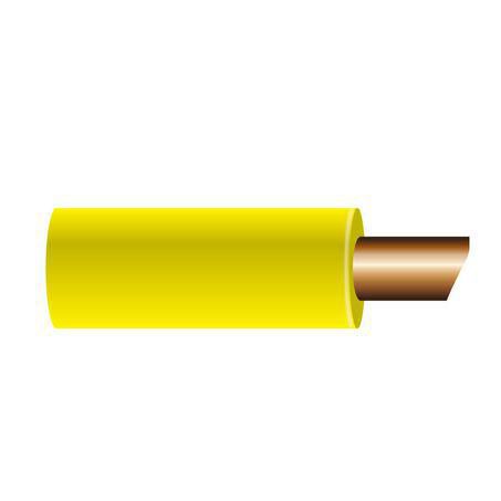 OEX 2mm Single Core Automotive Cable Yellow 50M