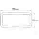 HELLA Semi Sealed Beam Rectangle 165 x 100mm Globe Style H4 1044