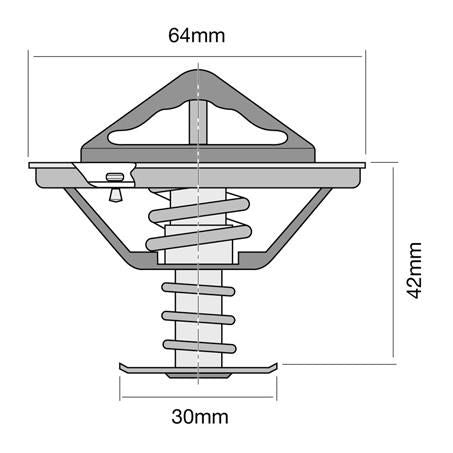 Tridon Thermostat 64mm - 77 Degrees C TT302-170