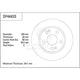 TRW Disc Brake Rotor 294mm 24.4 Min