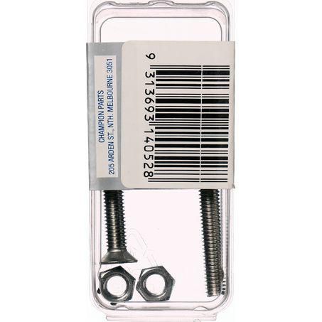 CHAMPION AUTO PARTS Champion Screw & Nut Pack 6 x 50 CSP22