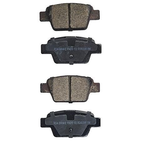 RDA BRAKES RDA GP Max General Purpose Low Metallic Brake Pad Set RDB2281