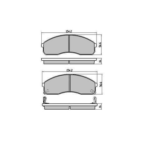 RDA PHANTOM CERAMIC BRAKE PAD SET RDC1925