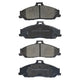 RDA GP MAX LOW METALLIC BRAKE PAD SET FORD MAZDA RDB1366