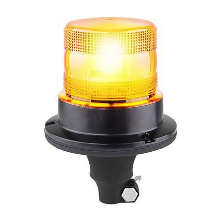 LED Autolamps Amber Strobe Din Mount Beacon, Flexible EQPR65ABM-FD