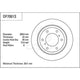 TRW Disc Brake Rotor 300mm x 20.4 Min