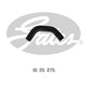 Gates Moulded Heater Hose 02-0058