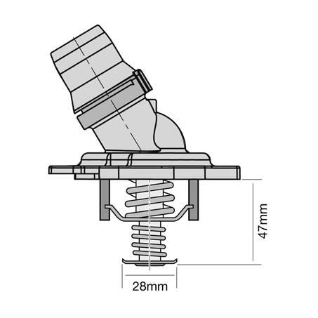Tridon Thermostat Includes Housing - 77 Degrees C TT554-170