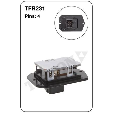 Tridon Heater Fan Resistor TFR231