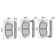 RDA PHANTOM CERAMIC BRAKE PAD SET HYUNDAI KIA RDC2055