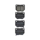 RDA GP MAX LOW METALLIC BRAKE PAD SET NISSAN SUBARU RDB1220