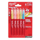 Milwaukee Inkzall Coloured Highlighters (5 Pk) 48223206