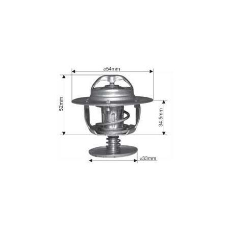 DAYCO THERMOSTAT 53.5MM 82 DEGREES C - 180 DEGREES F DT123A