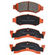RDA BRAKES RDA GP Max General Purpose Low Metallic Brake Pad Set RDBS788