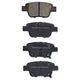 RDA GP MAX LOW METALLIC BRAKE PAD SET TOYOTA RDB2014
