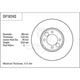 TRW Disc Brake Rotor 264mm x 11.4 min