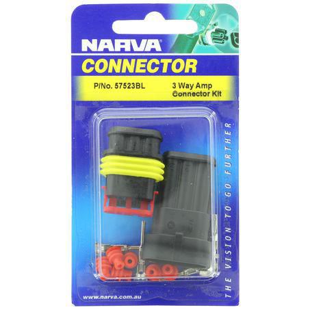 Narva Weather proof Connector 3 Pole 1 Kit