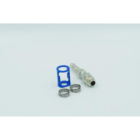 Burgaflex Steel Fitting # 8 MOR - Reduced Burgaclip #8 Straight SCX1402