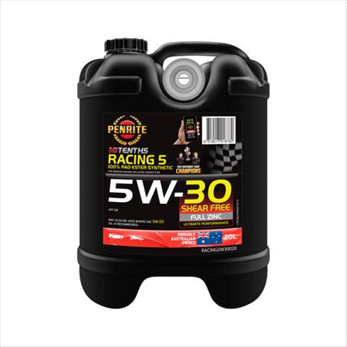 Penrite 10 Tenths Racing Engine Oil 5W-30 20 Litre