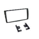 SUITS TOYOTA HILUX 2012-2015 DOUBLE DIN DASH KIT | 200MM OPENING | BLACK TRIM WITH FACTORY SIDE TRIMS INCLUDED
