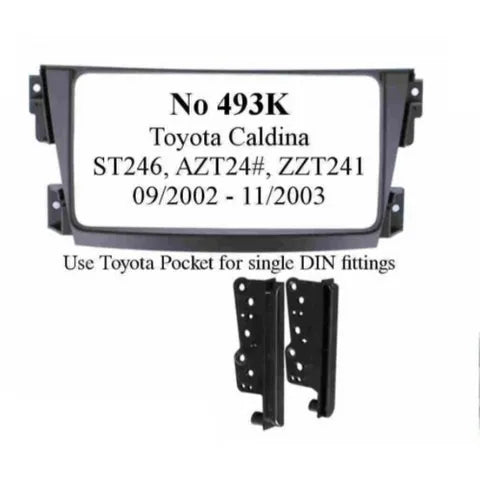 METRA 95-8233B BLACK DASH KIT | 2002-2007 SUITS TOYOTA CALDINA (T240)