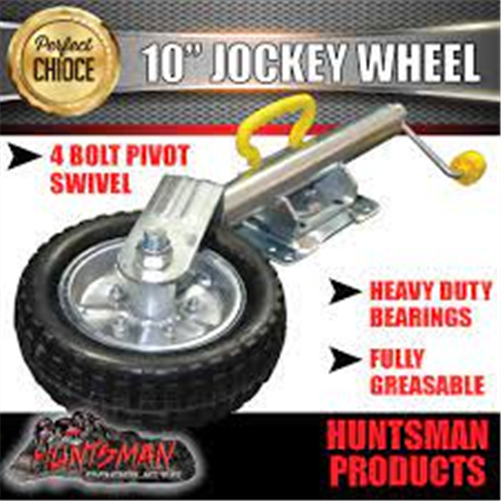 CM TRAILER JOCKEY WHEEL SWING UP WIDE TYRE