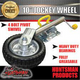 CM TRAILER JOCKEY WHEEL SWING UP WIDE TYRE