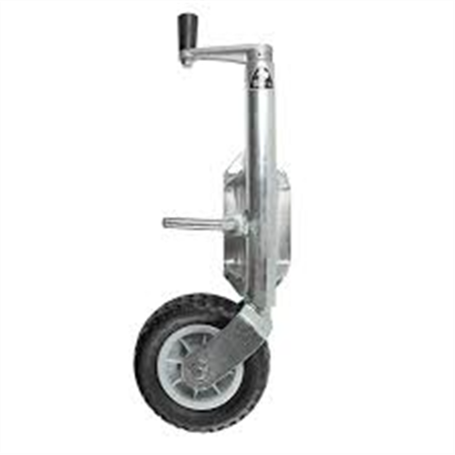 CM TRAILER JOCKEY WHEEL SOLID RUBBER 250 X 4