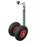 CM TRAILER JOCKEY WHEEL - TWIN TYRE