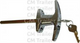 CM TRAILER DOOR CHROME HANDLE
