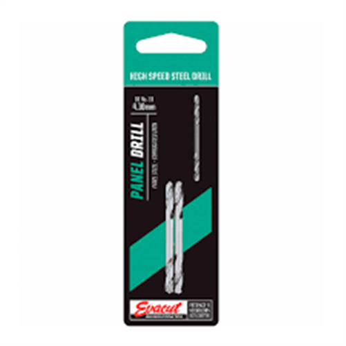 EVACUT 1/8 HSS DE PANEL DRILLS