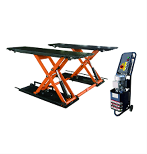 AUTOMATIC TRANSPARTS MID RISE SCISSOR LIFT 1000MM