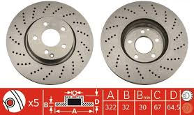 Brake Rotor 259mm X 7.5 Min DF4832S